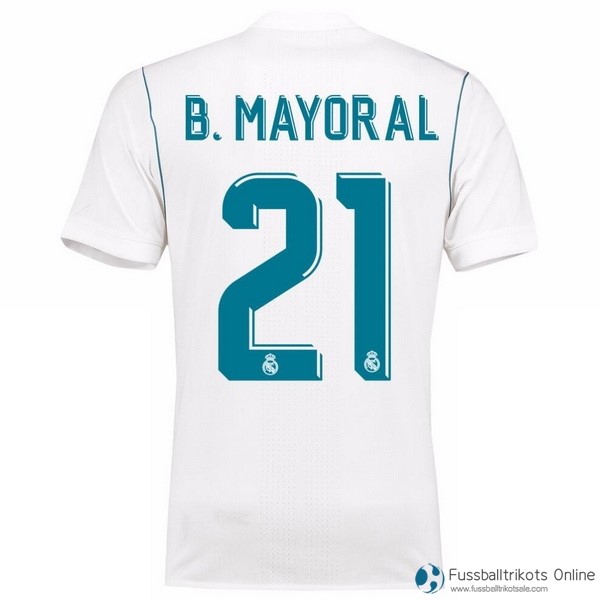 Real Madrid Trikot Heim B.Mayoral 2017-18 Fussballtrikots Günstig